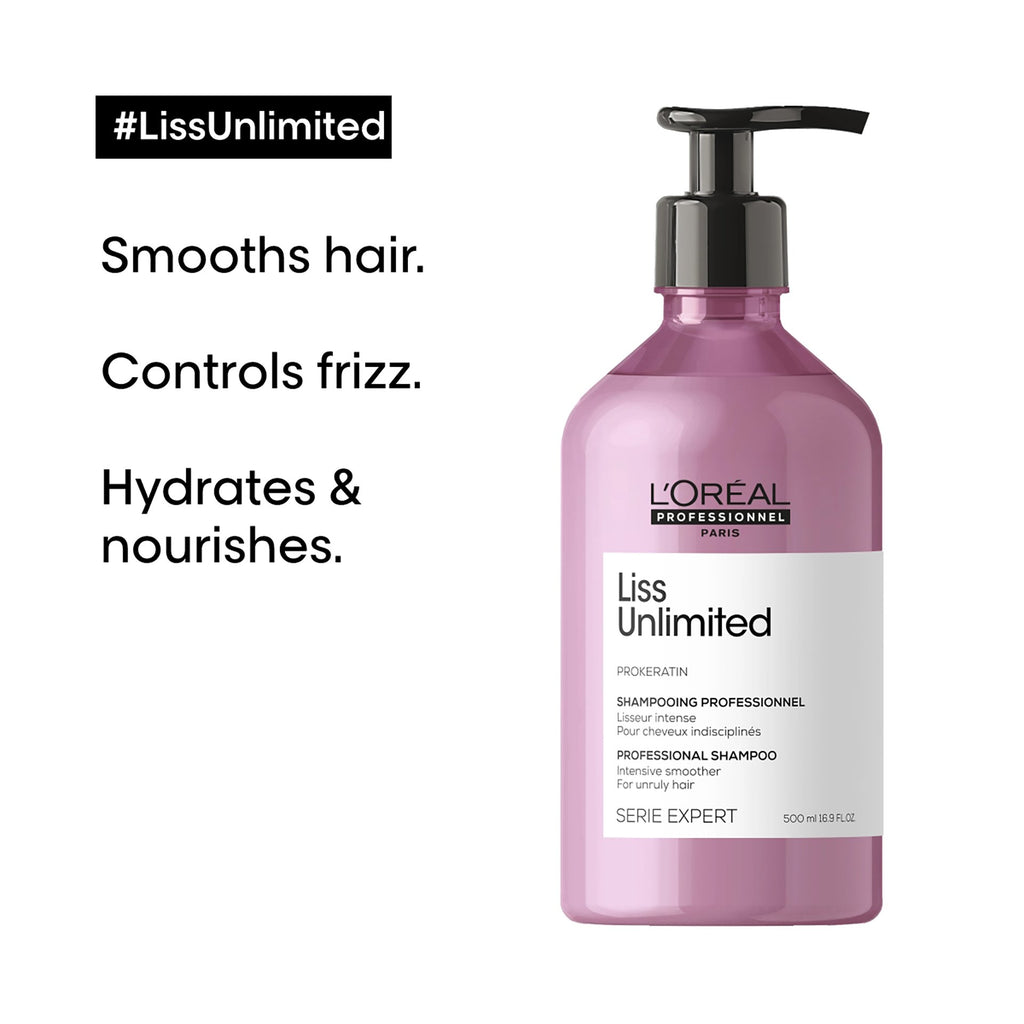 LOREAL -  S.E - LISS UNLIMITED SHAMPOO - 300 ML