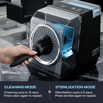 IK 2 IN 1 BRUSH CLEANER + STERILIZER