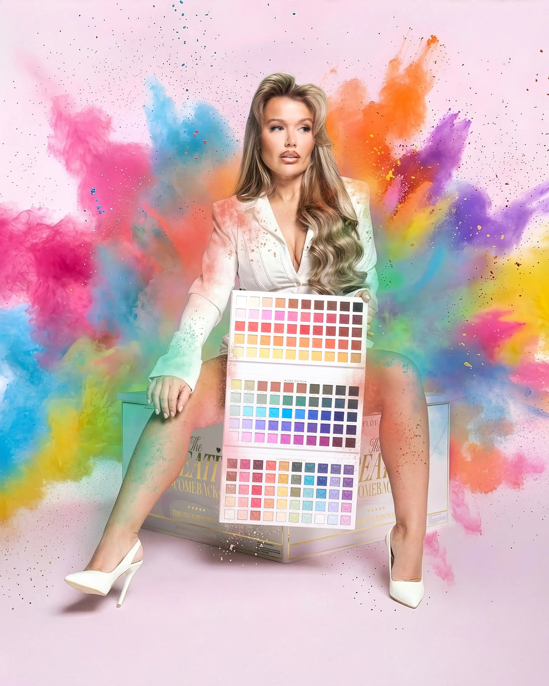 PLOUISE - THE CREATIVE COMEBACK  - 150 PAN RAINBOW PALETTE