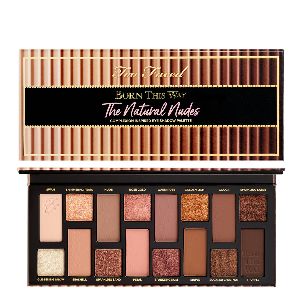 TOO FACED - BORN THIS WAY - THE NATURAL NUDES -SHADOW PALETTE - 12 G