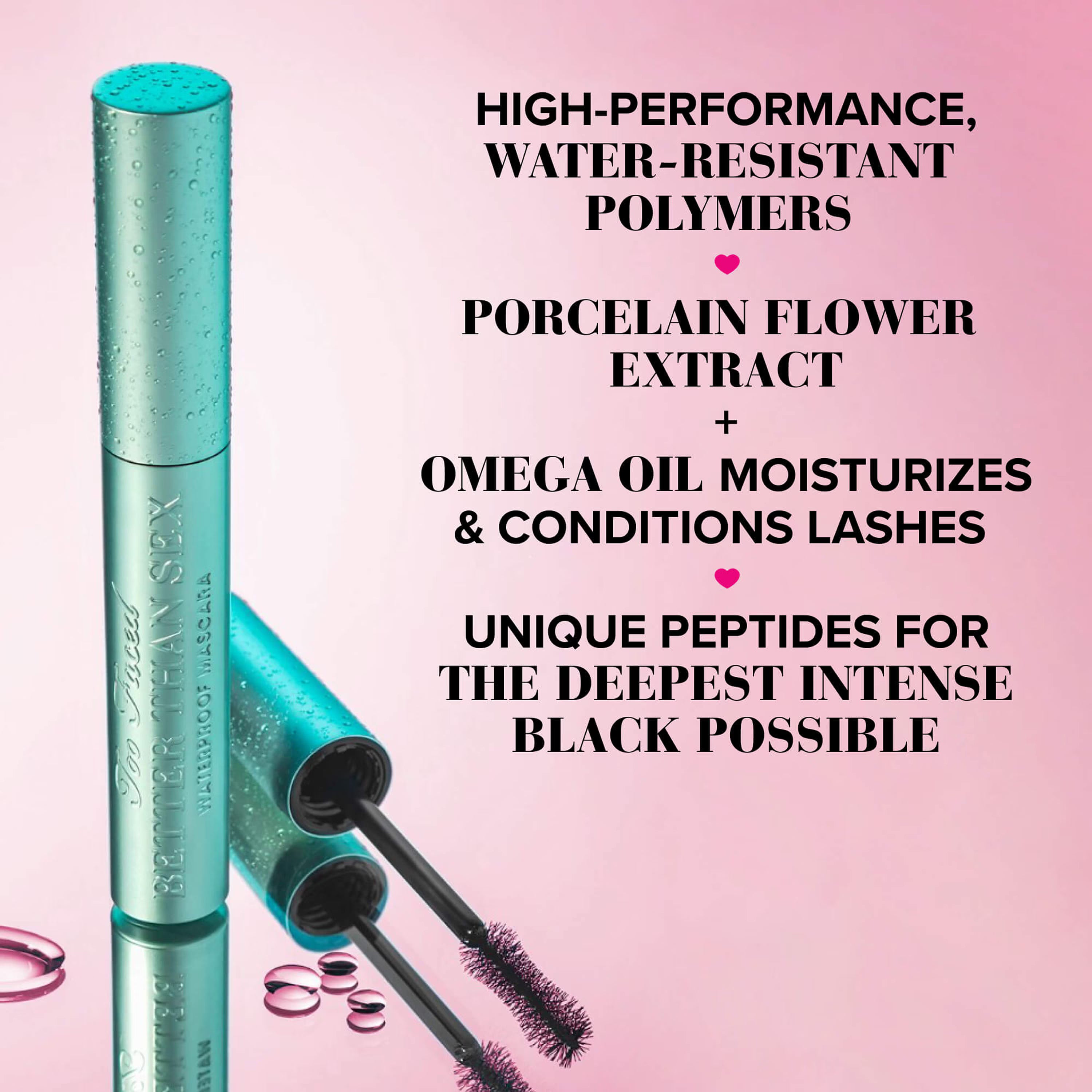 TOO FACED - BETTER THAN SEX - WATERPROOF MASCARA - 8 ML