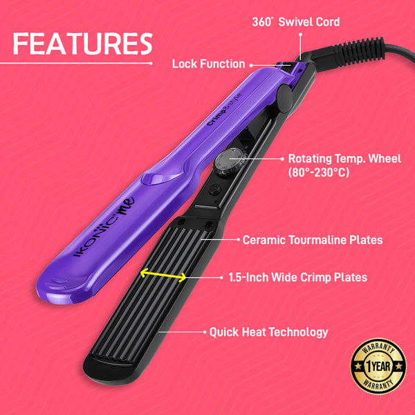 IKONIC - HAIR CRIMPER - CRIMPER & STYLE