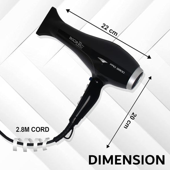 IKONIC  -  HAIR DRYER - PRO 2800+
