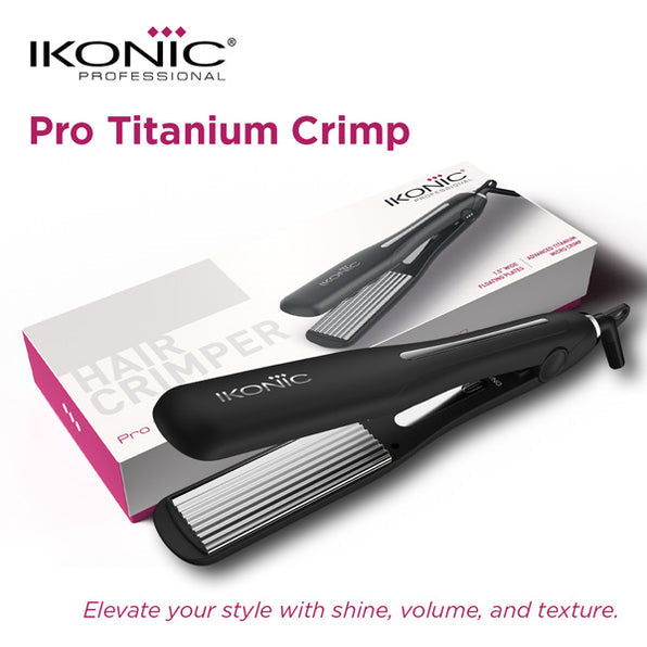 IKONIC - HAIR CRIMPER - PRO TITANIUM CRIMPER (BLACK)