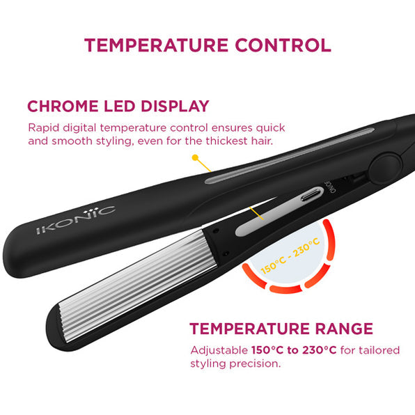 IKONIC - HAIR CRIMPER - PRO TITANIUM CRIMPER (BLACK)