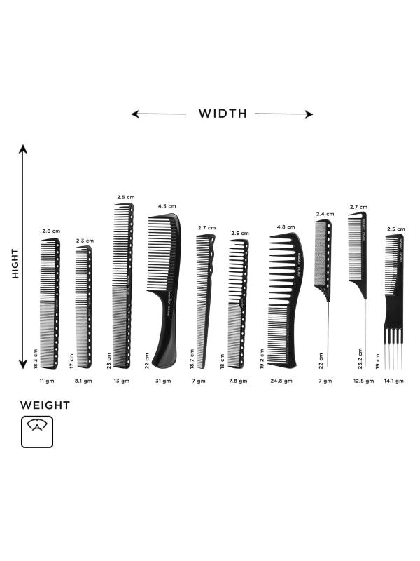 IKONIC - DRESSING COMB SET (10PCS)