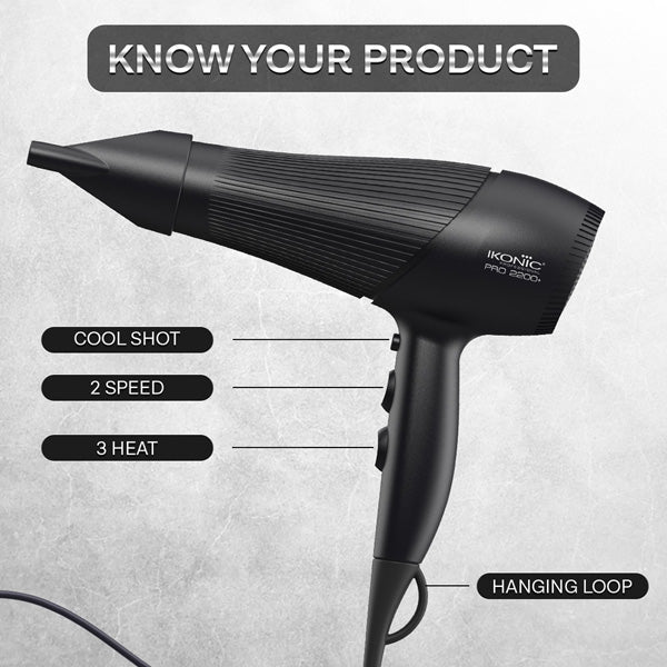 IK- PRO 2200+ HAIR DRYER