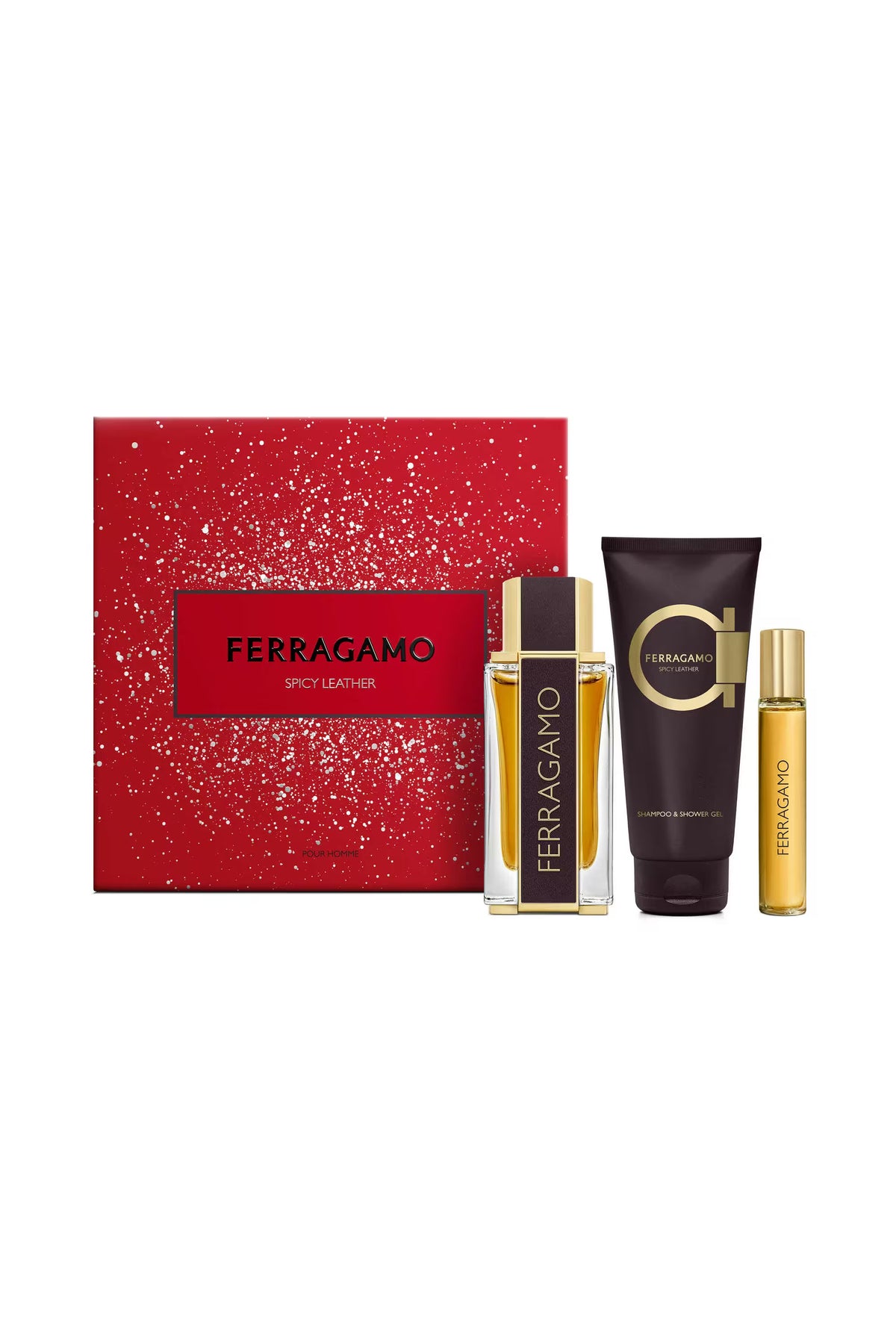 FERRAGAMO SPICY LEATHER GIFT SET