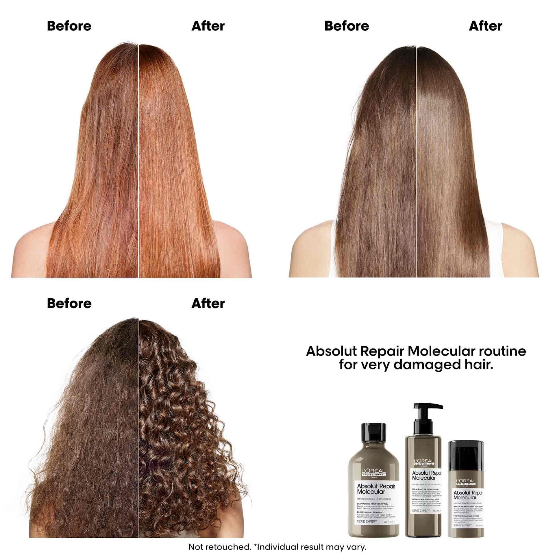 LOREAL - ABSOLUT REPAIR MOLE SHAMPOO - 300 ML