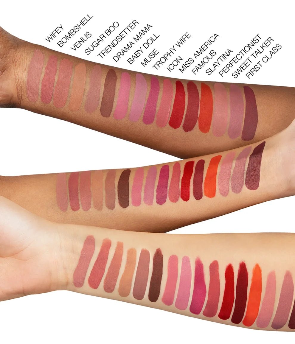 HUDA BEAUTY -   LIQUID MATTE LIPSTICK - FAMOUS - 4.2 ML