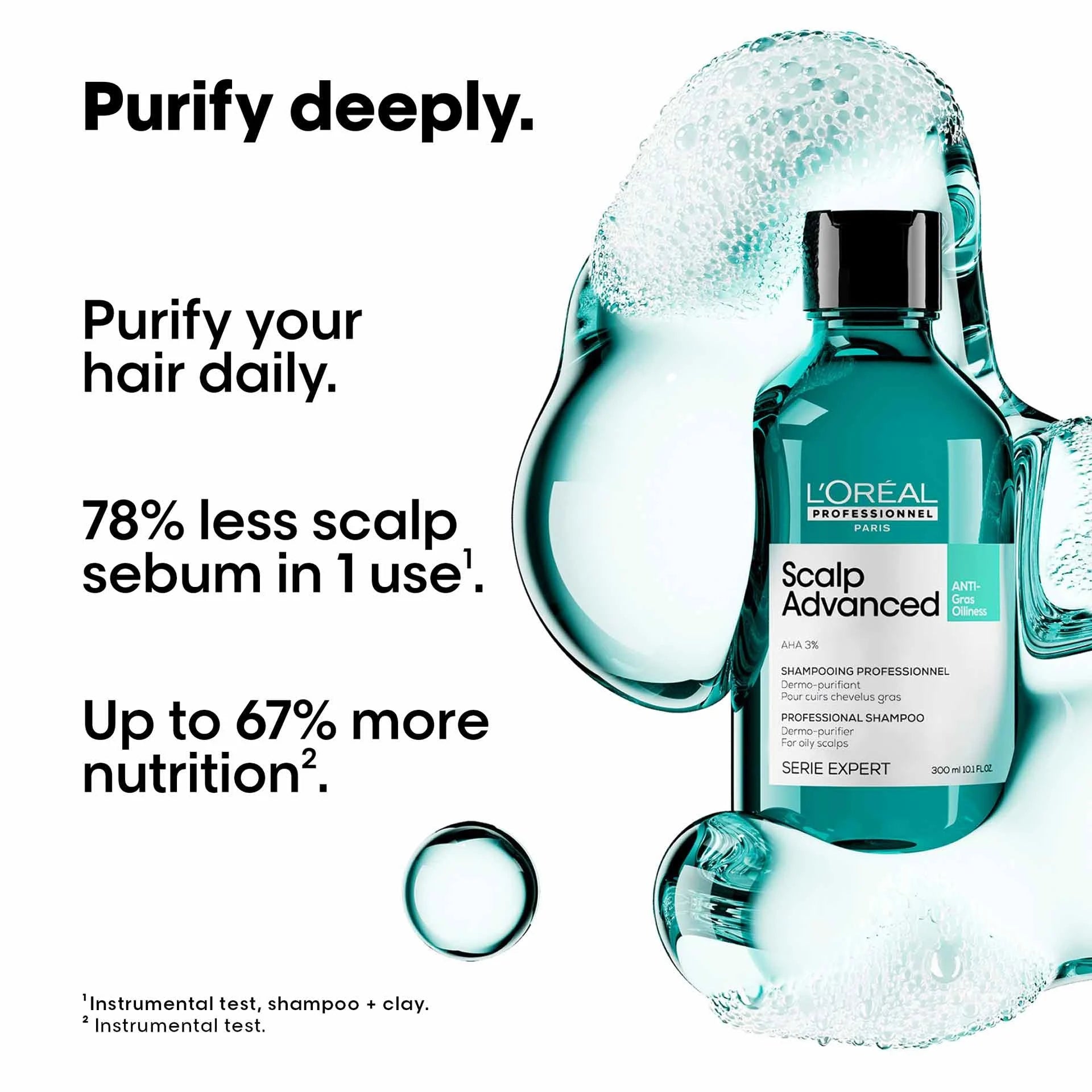 LOREAL - S.E - SCALP SHAMPOO OILINESS - 300 ML