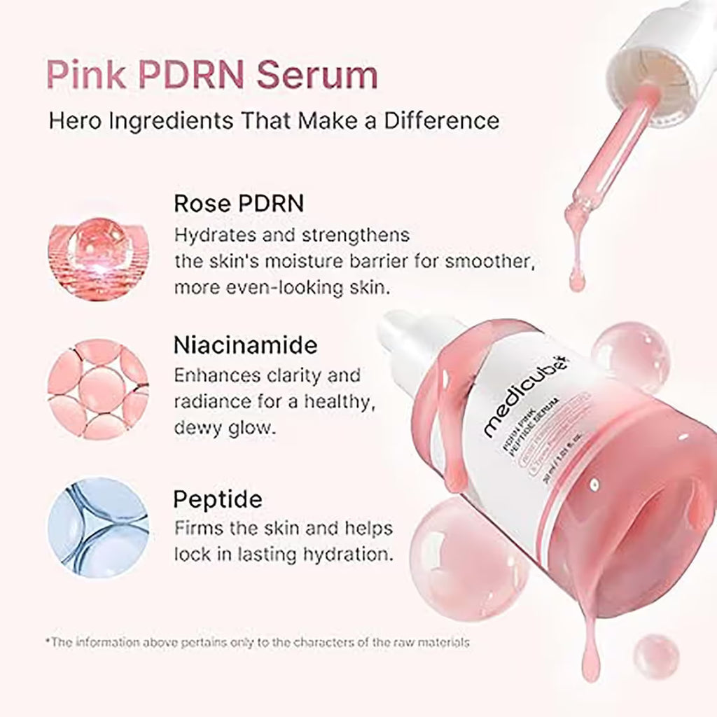 MEDICUBE PDRN PINK PEPTIDE SERUM 30ML