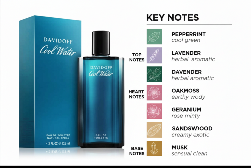 Davidoff Cool Water Key Notes