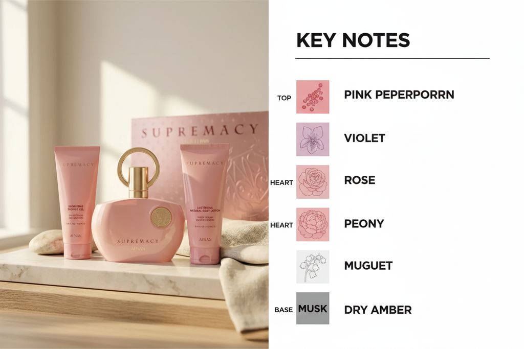 Afnan Supremacy Pour Femme Key Notes