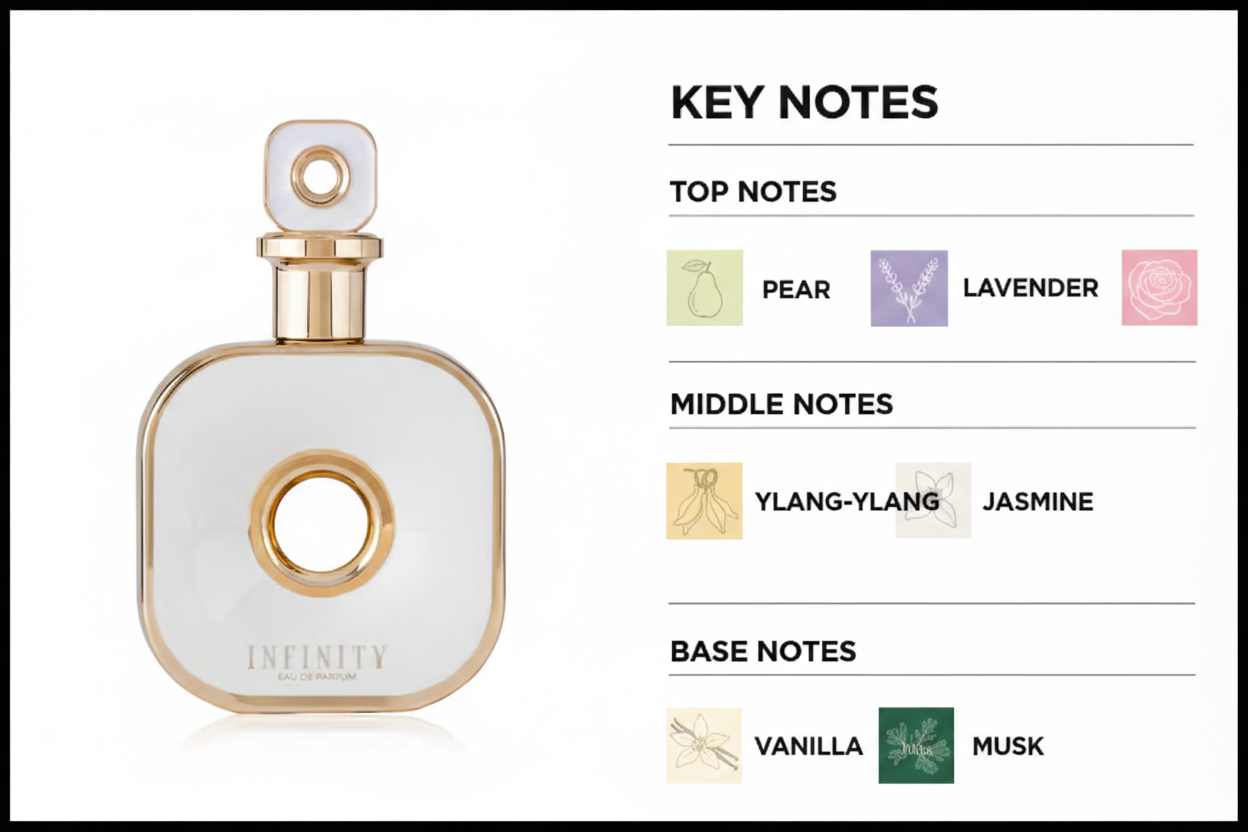 Infinity Eau de Parfum Key Notes
