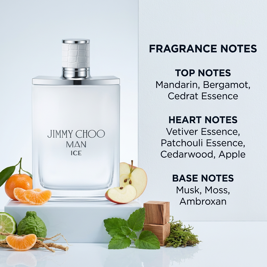 Jimmy Choo Man Ice photo with fragrance notes