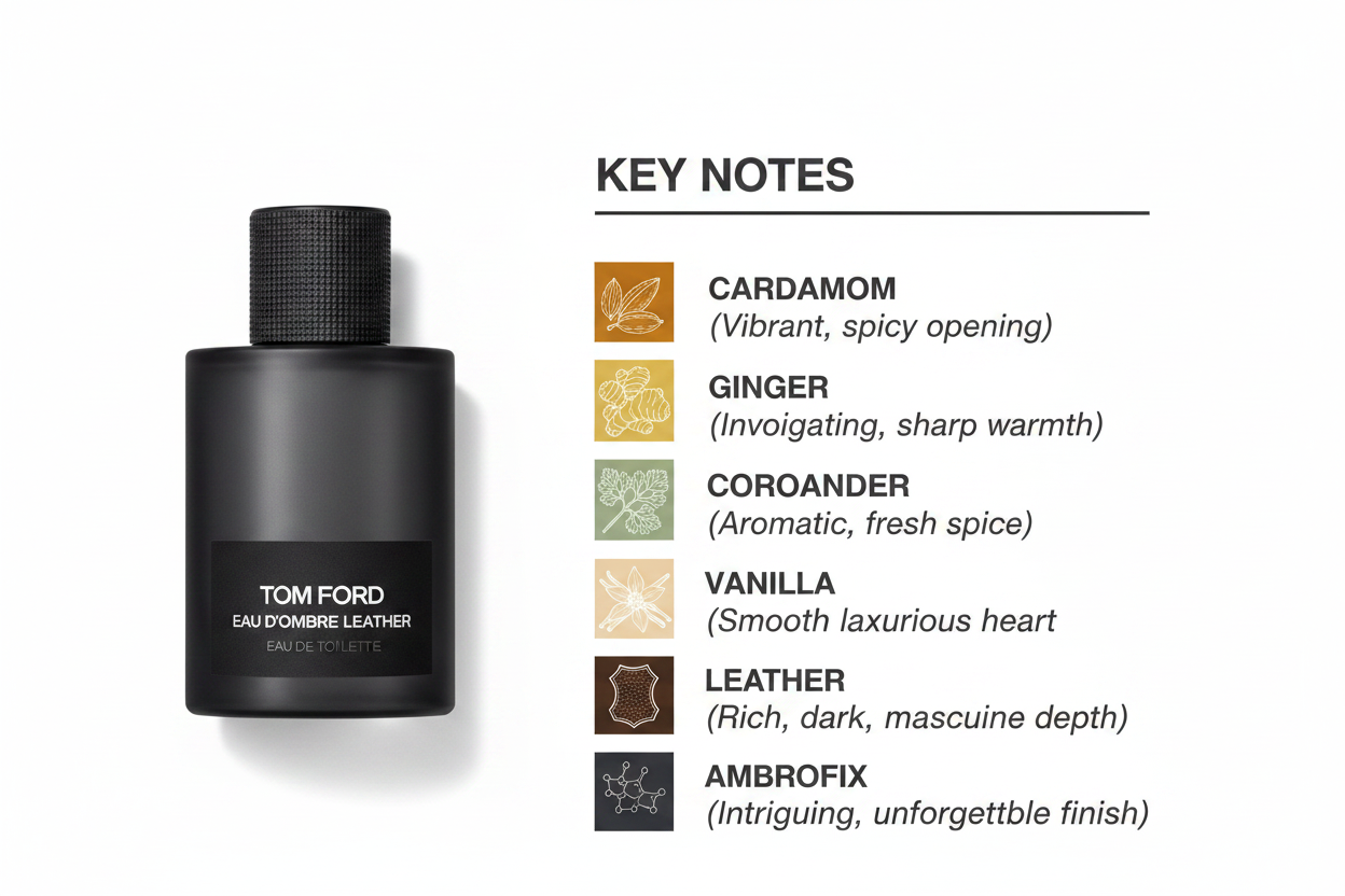 TOM FORD -  EAU D'OMBRE LEATHER - EAU DE TOILETTE - 100 ML